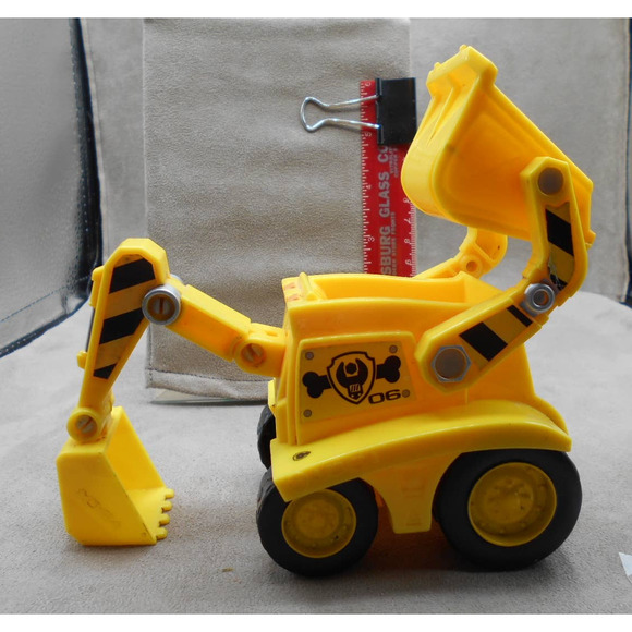 Rubble's Diggin' Bulldozer & Dump Truck w Figure PAW Patrol Lot Spin Master - Picture 10 of 13